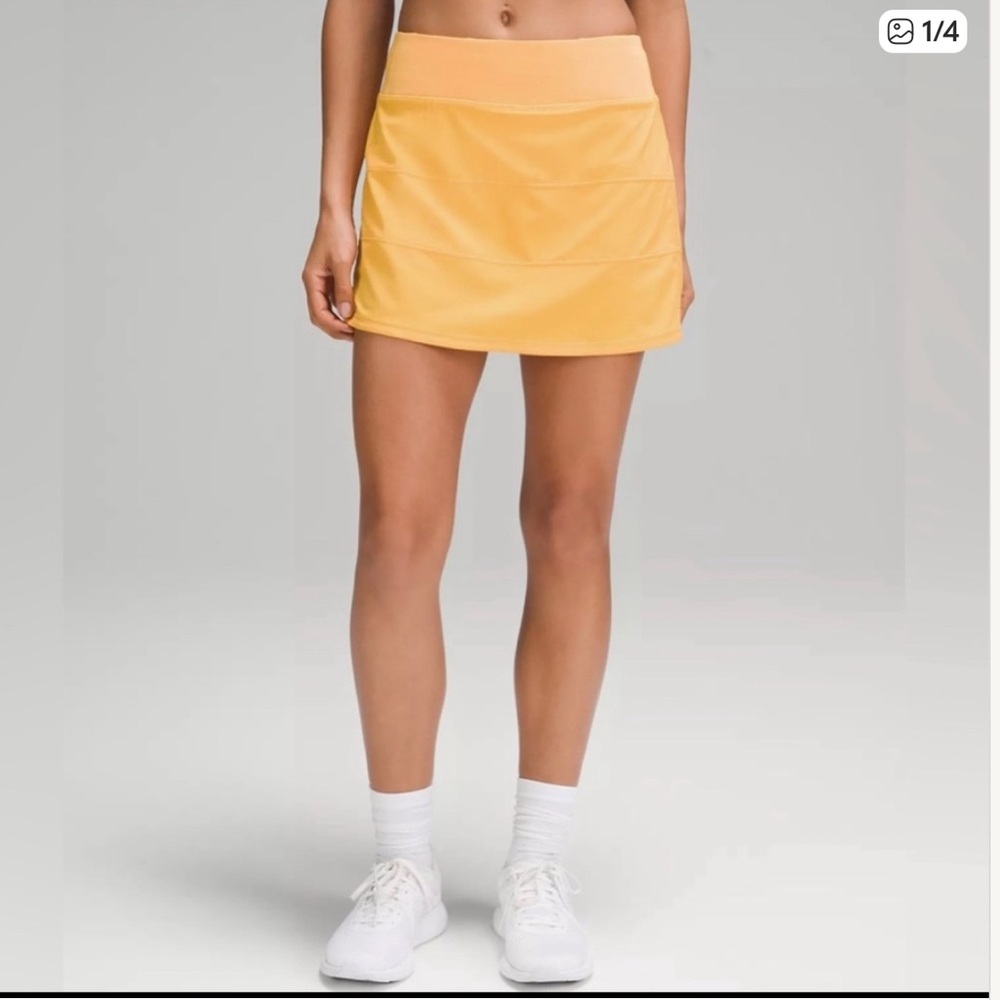 Pace Rival Mid-Rise Skirt *Long Color: Mango Dream